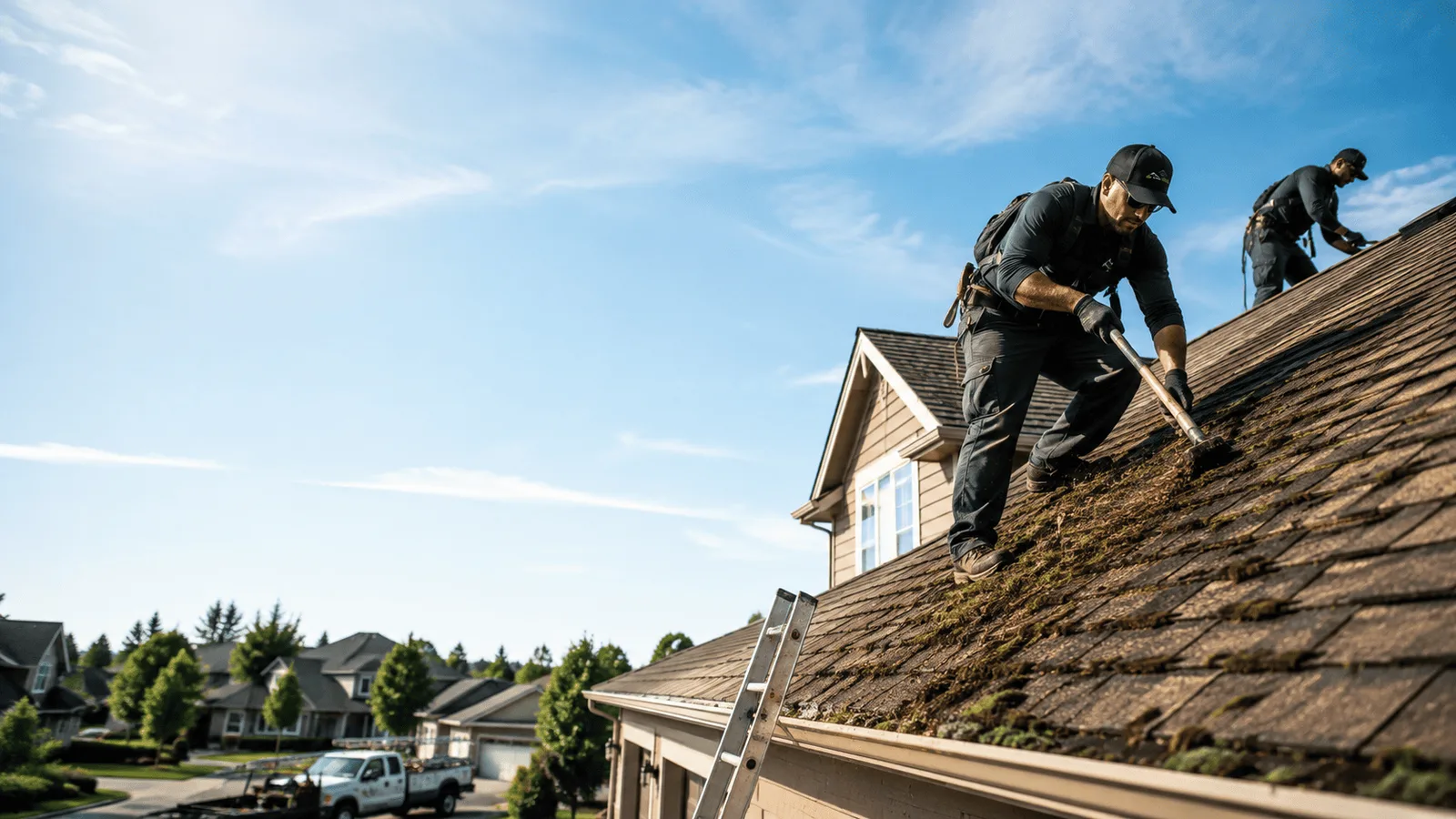 Roof Moss Removal in Colebrook, CT near me
